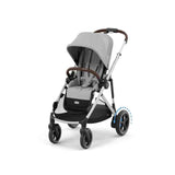Cybex® Kinderwagen e-Gazelle™ S Stone Grey (Silver Frame)