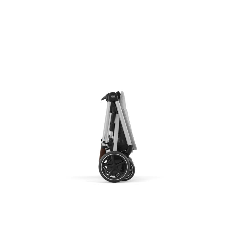Cybex® Otroški voziček e-Gazelle™ S Stone Grey (Silver Frame) Cybex