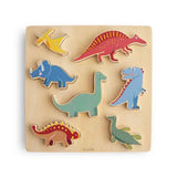 Mushie® Wooden Puzzle​ Dinosaur
