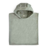 Mushie® Poncho Towel (1-3 Y) Bear Moss