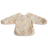 Mushie® Long Sleeve Bib​ Pastel Blooms