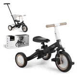 KikkaBoo® Tricicletă pentru copii 5în1 Flip Black