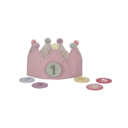Little Dutch® Rojstnodnevna krona s številkami Pink Little Dutch