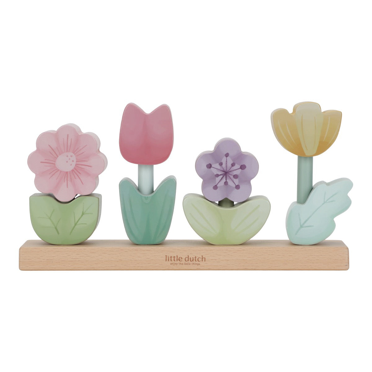 Little Dutch® Lesena natikanka Rožice Fairy Garden FSC Little Dutch