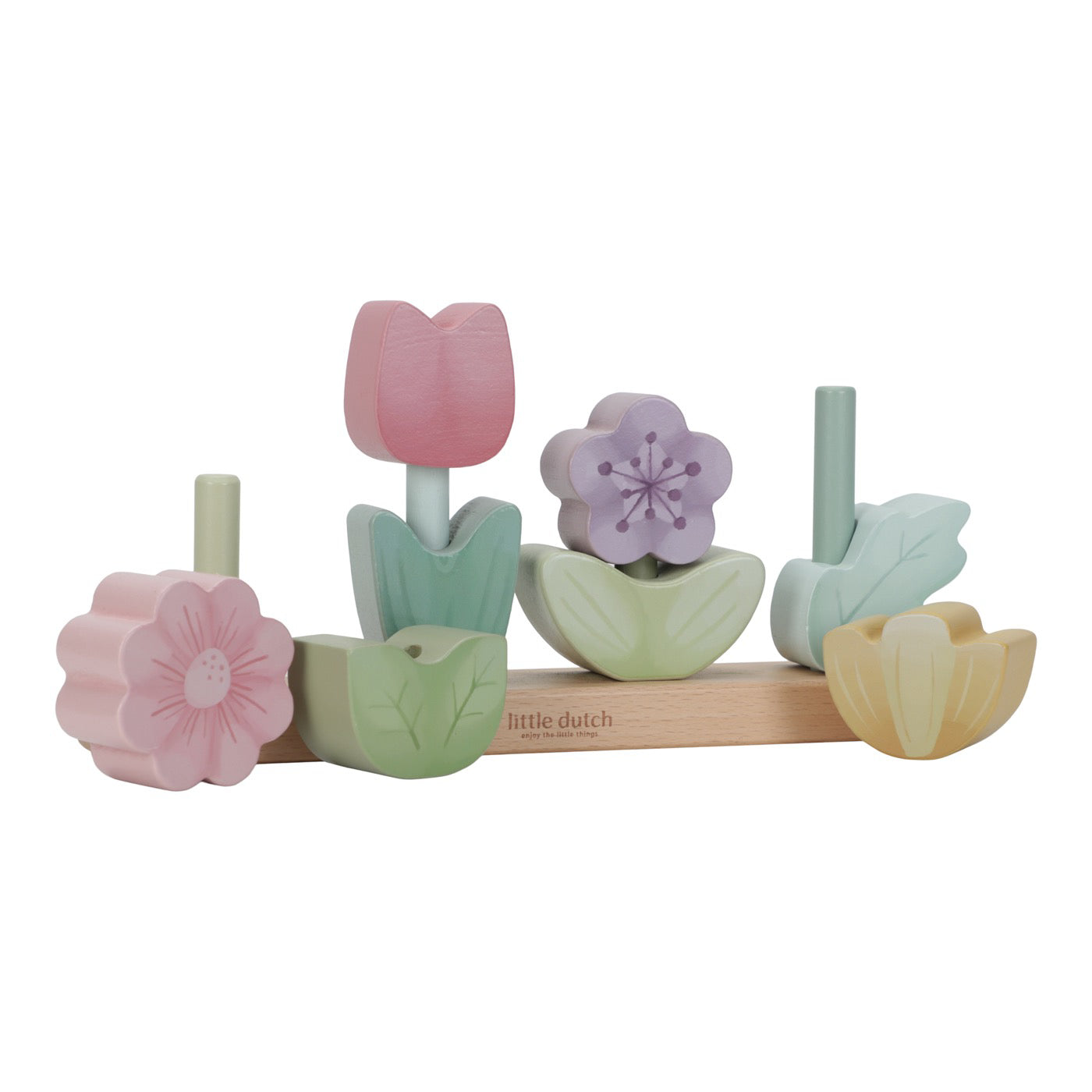 Little Dutch® Lesena natikanka Rožice Fairy Garden FSC Little Dutch