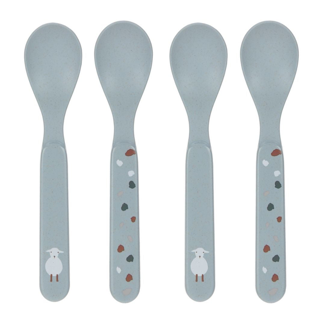 Lässig® Žlica 4 kos Tiny Farmer Sheep Blue Lässig