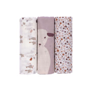 Lässig® Tetra pleničke 3 kosi 80x80 Tiny Farmer Flowers Lässig