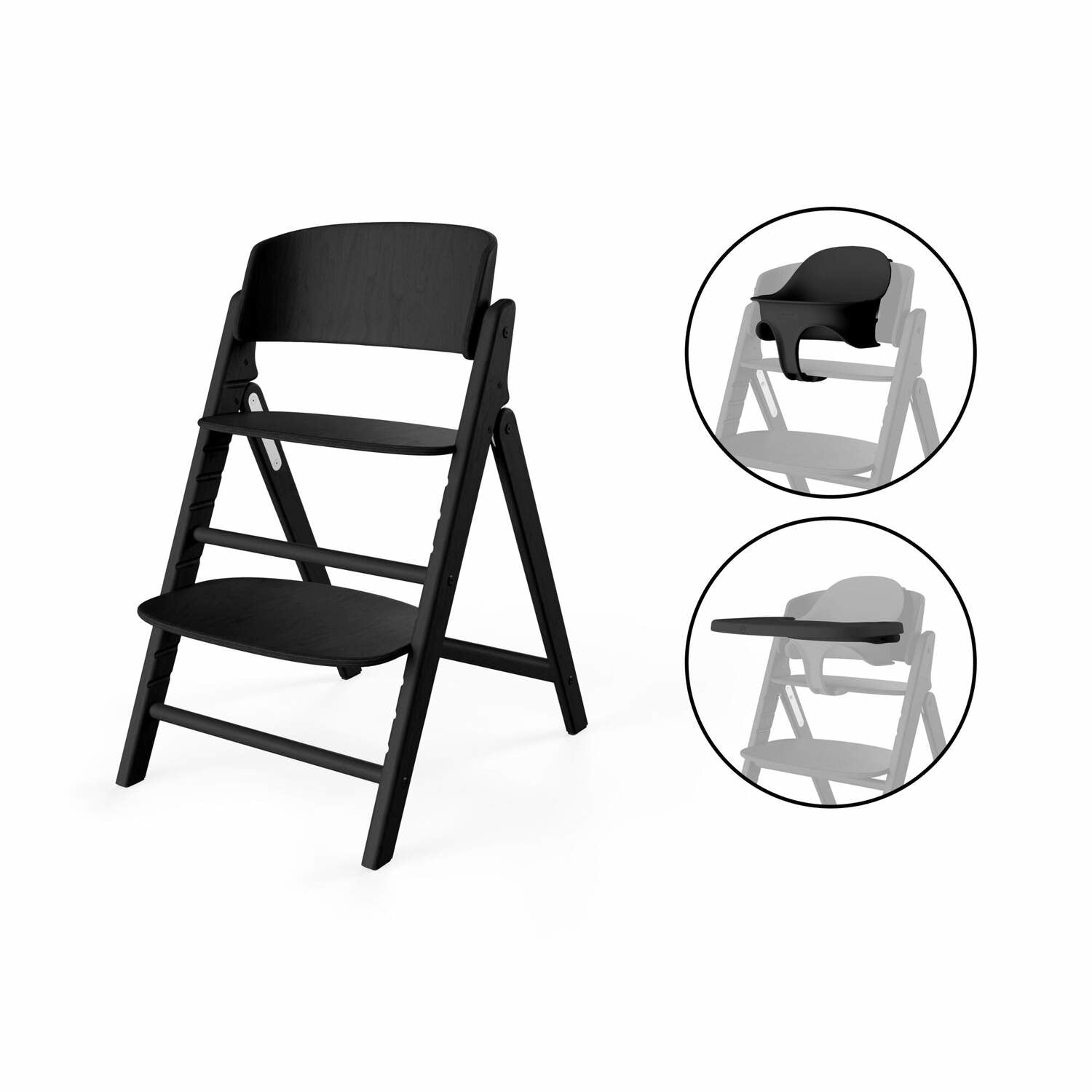 Cybex® Otroški stolček za hranjenje Click&Fold 3v1 Black Cybex