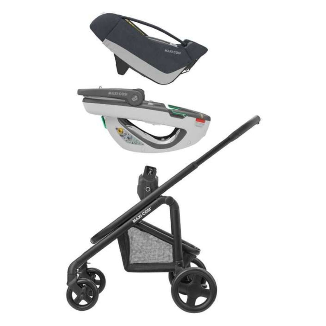 Maxi Cosi® Otroški avtosedež / lupinica i-Size 40-75 cm Coral 360 essential Graphite Maxi Cosi