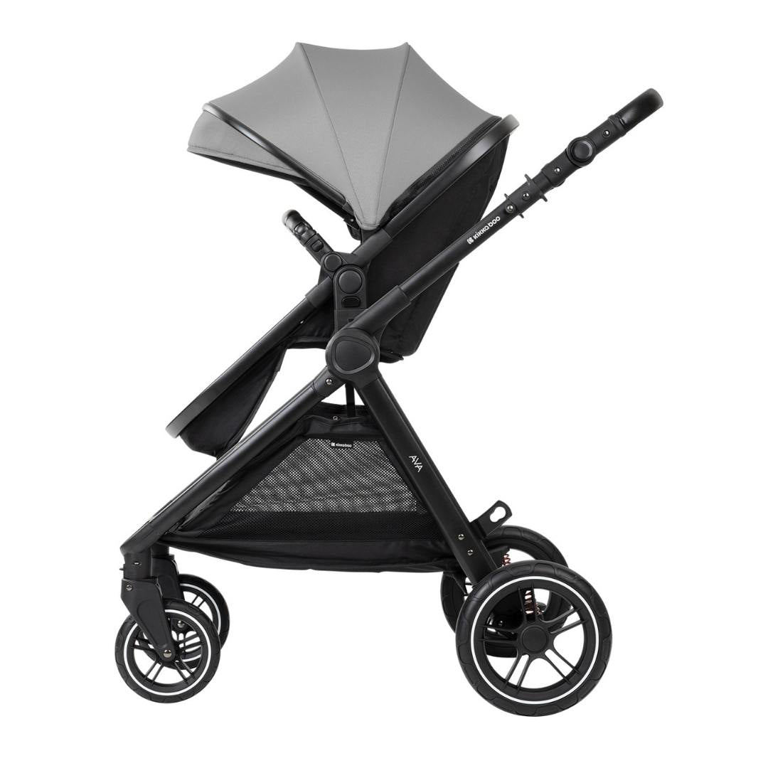 KikkaBoo® Otroški voziček s košaro 3v1 Ava Grey KikkaBoo