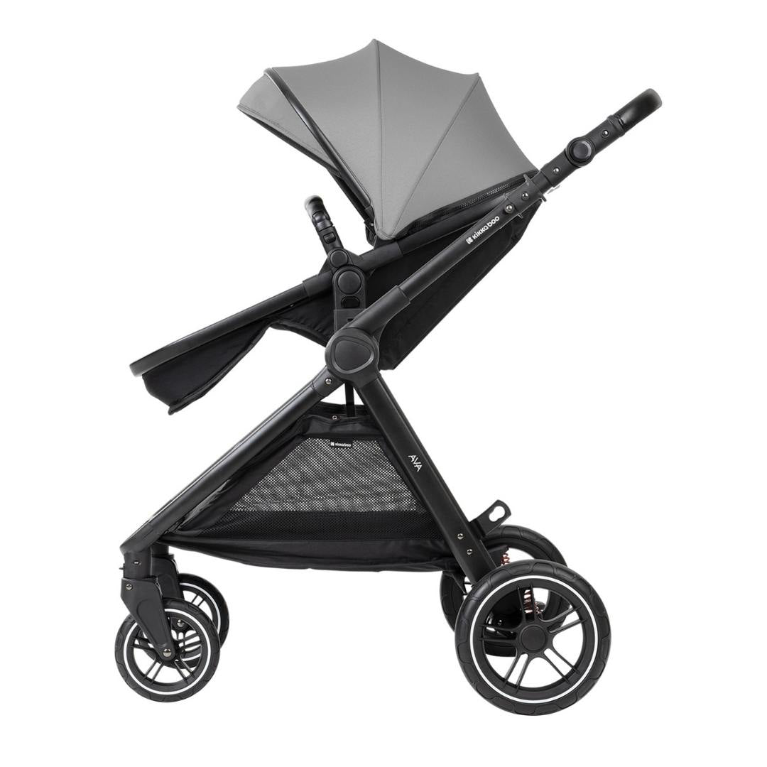 KikkaBoo® Otroški voziček s košaro 3v1 Ava Grey KikkaBoo