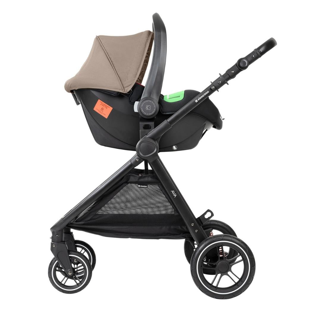 KikkaBoo® Otroški voziček s košaro 3v1 Ava Beige KikkaBoo