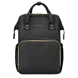 KikkaBoo® Changing Backpack Siena Black & Gold 2025