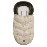 KikkaBoo® Winterfußsack Luxury Secret Garden Beige