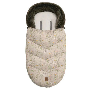 KikkaBoo® Winterfußsack Luxury Secret Garden Beige