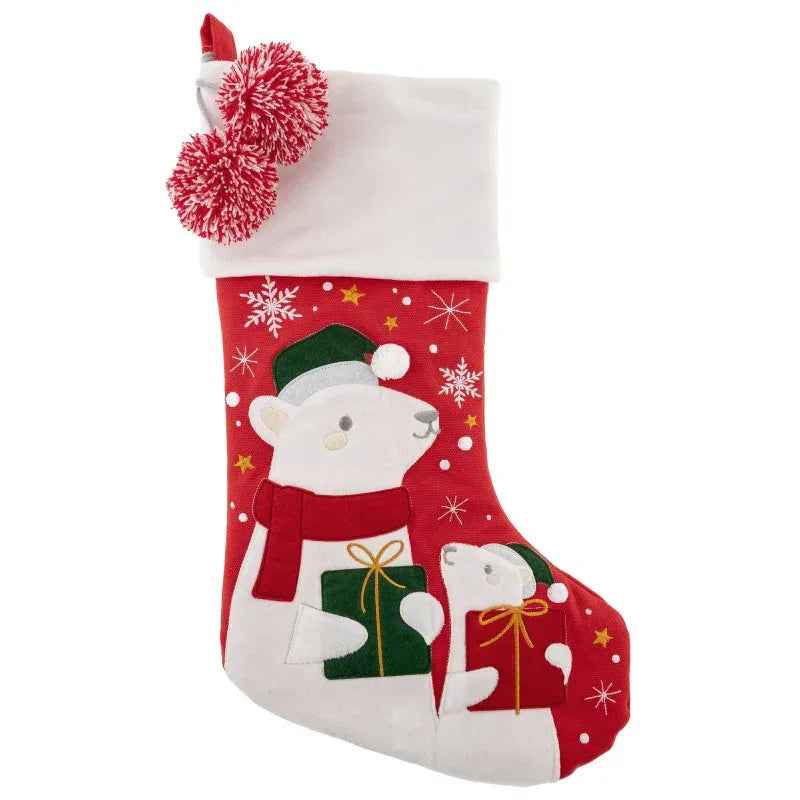Stephen Joseph® Praznična nogavica Snowbear Stephen Joseph