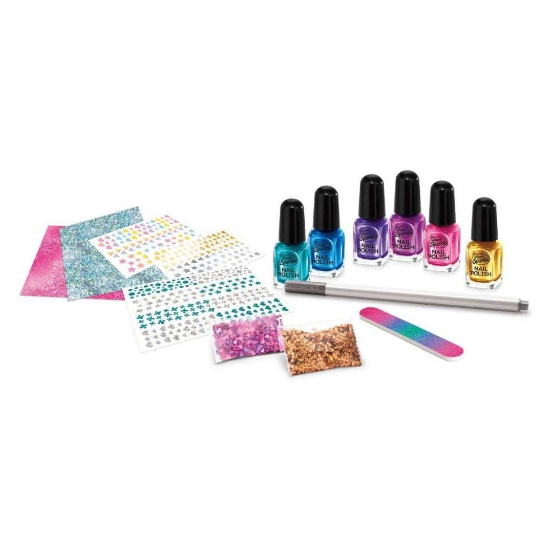 CrazArt® Set izdelovalec nohtov Nail Art Metalic Rainbow CrazArt
