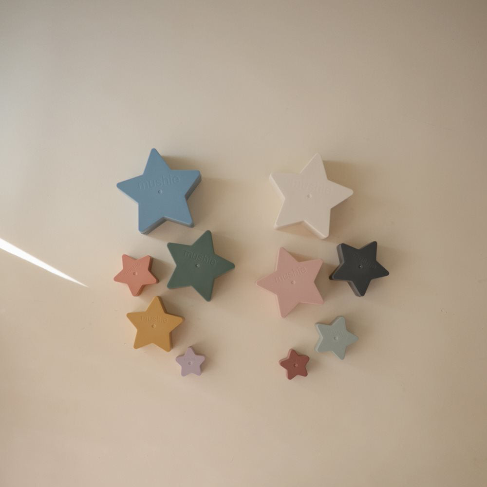 Mushie® Zvezdice za zlaganje Star Retro Mushie