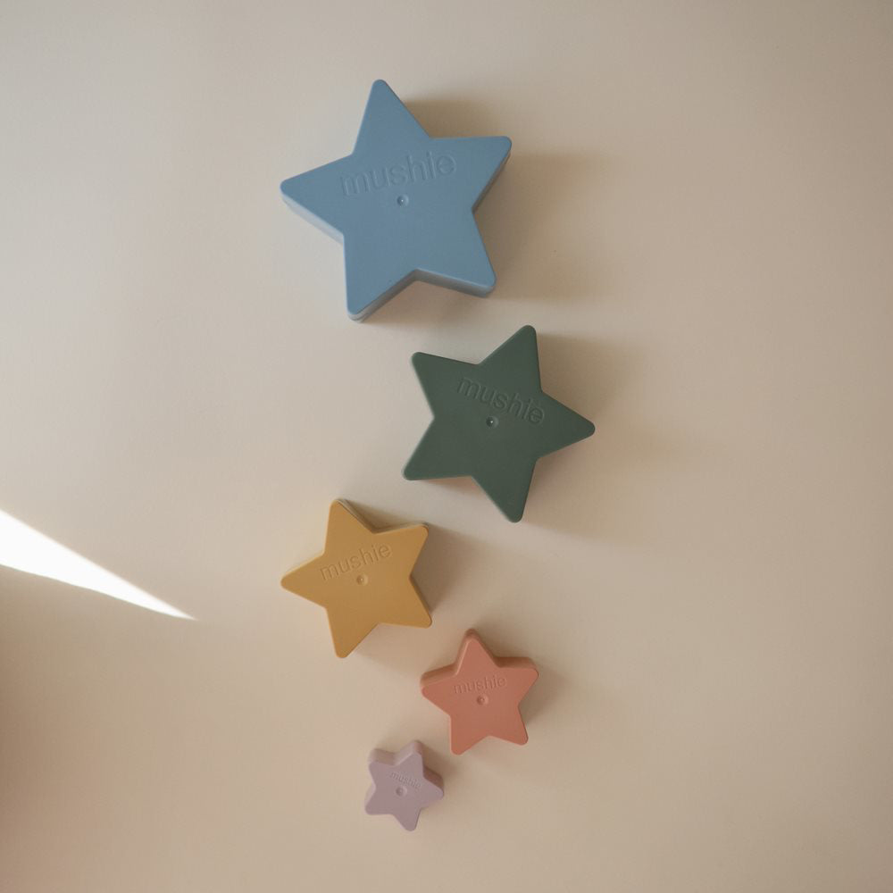 Mushie® Zvezdice za zlaganje Star Retro Mushie