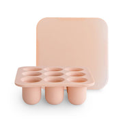 Mushie® Silikonski modelčki za zamrzovalnik Blush Mushie