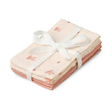 CamCam® Musling Cloth 30x30 GOTS Bows  4pack 30x30