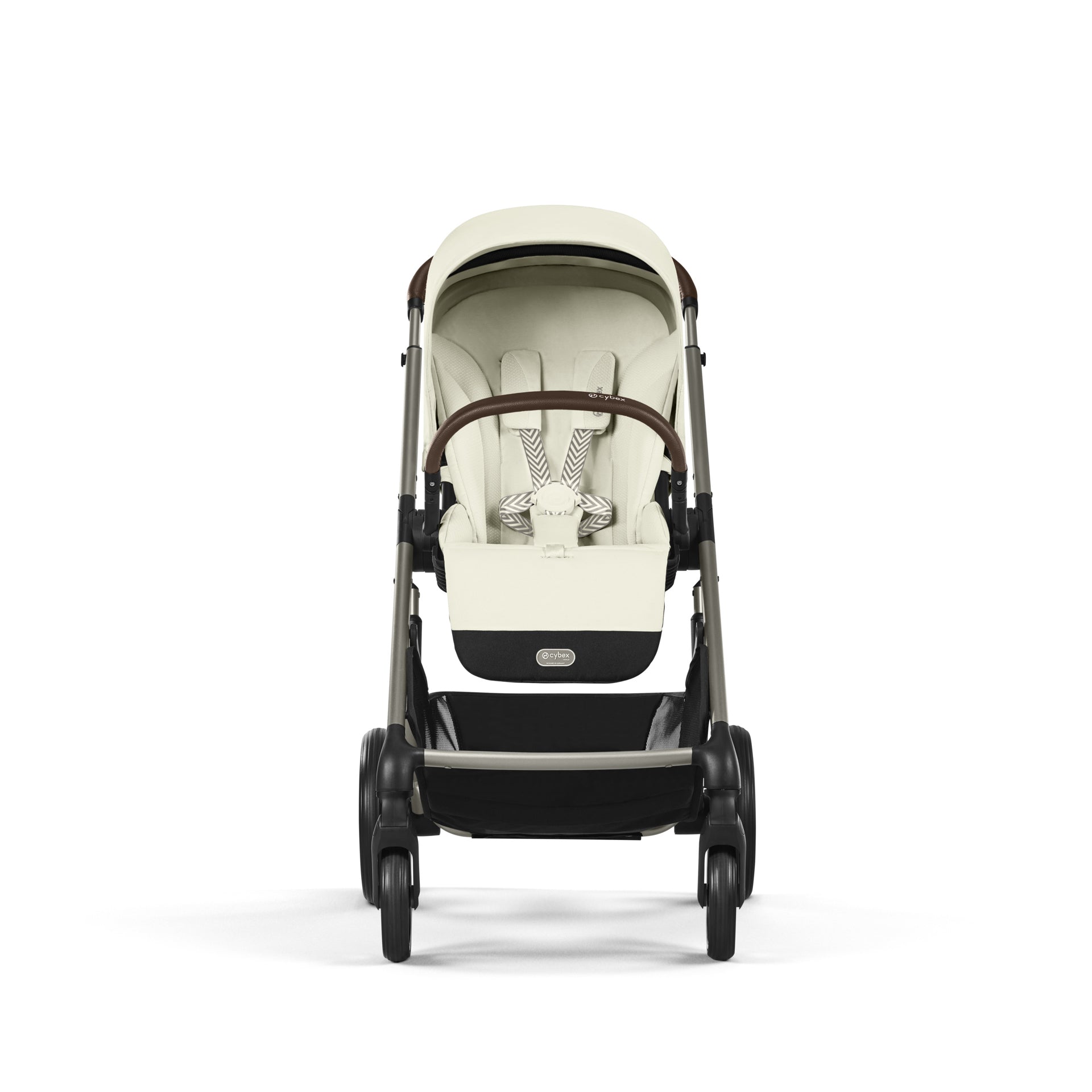 Cybex® Otroški voziček 3v1 Balios S Lux + Avtosedež Cloud G Seashell Beige (+ Rain cover) Cybex