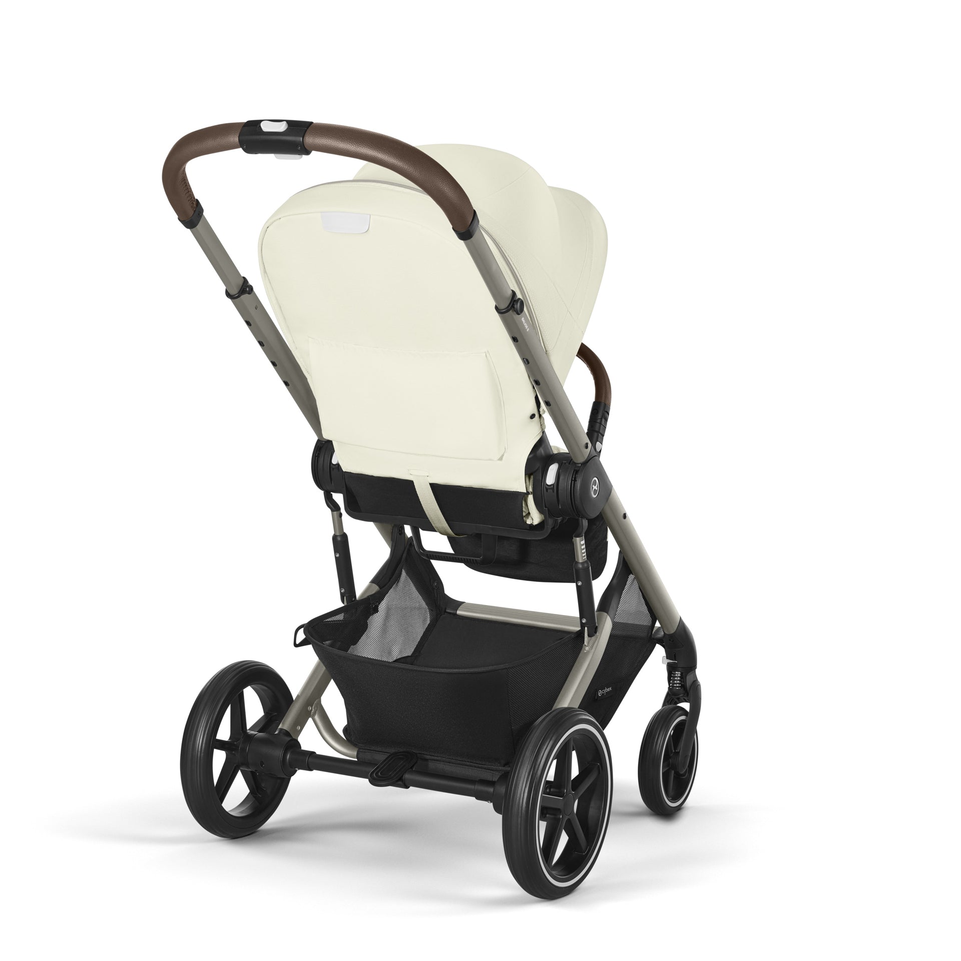 Cybex® Otroški voziček 3v1 Balios S Lux + Avtosedež Cloud G Seashell Beige (+ Rain cover) Cybex