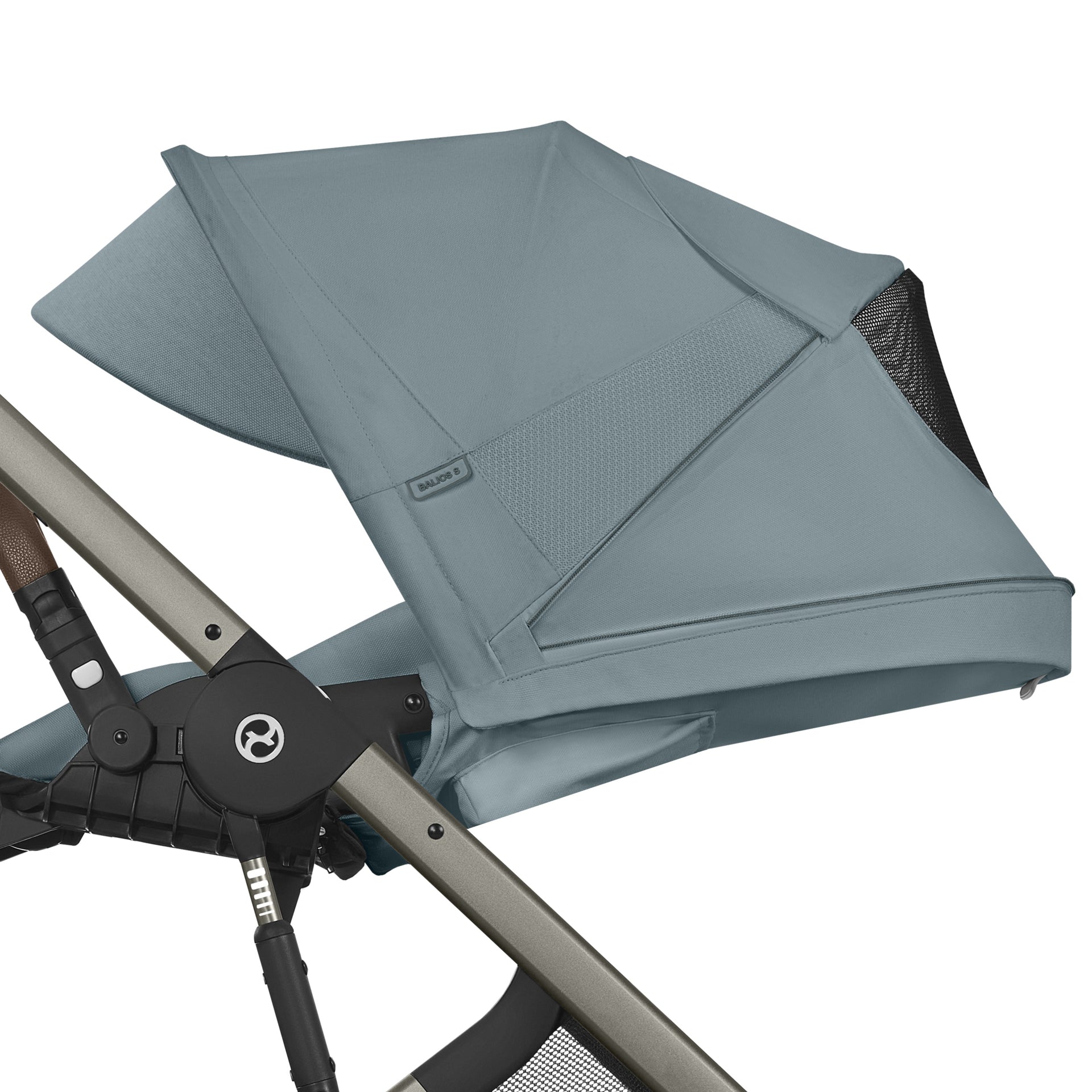 Cybex® Otroški voziček s košaro 2v1 Balios S Lux (0-22 kg) Stormy Blue (Taupe Frame) Cybex