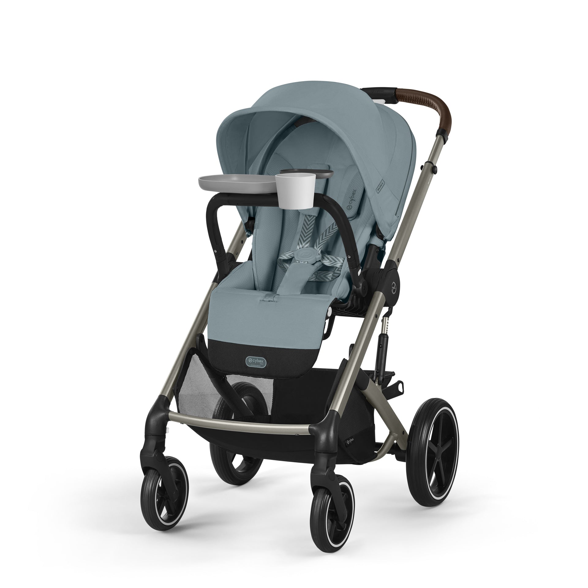 Cybex® Otroški voziček 3v1 Balios S Lux + Avtosedež Cloud G Stormy Blue Cybex