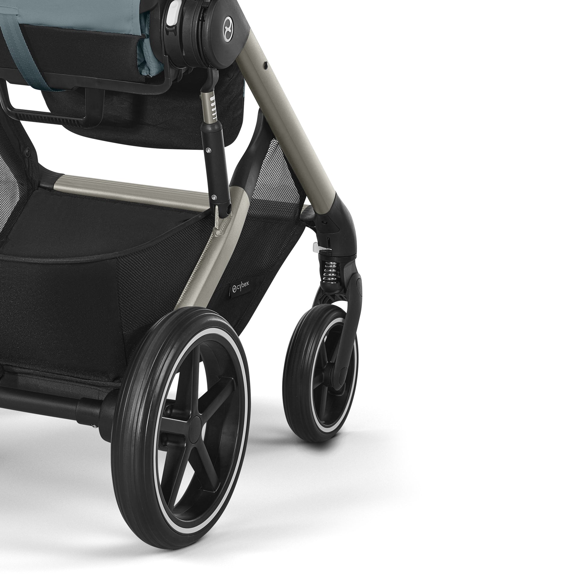 Cybex® Otroški voziček s košaro 2v1 Balios S Lux (0-22 kg) Stormy Blue (Taupe Frame) Cybex