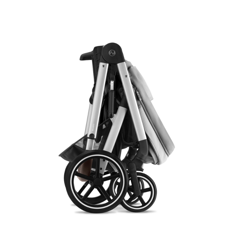 Cybex® Otroški voziček 4v1 Balios S Lux + Avtosedež Cloud G + IsoFix baza G Stone Grey Cybex