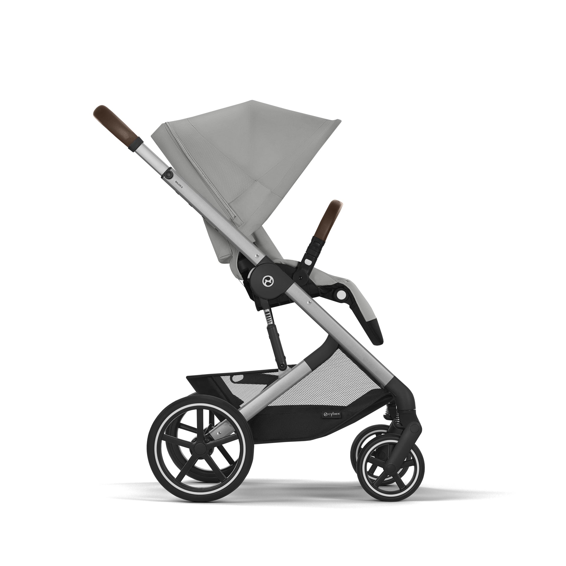 Cybex® Otroški voziček 4v1 Balios S Lux + Avtosedež Cloud G + IsoFix baza G Stone Grey Cybex