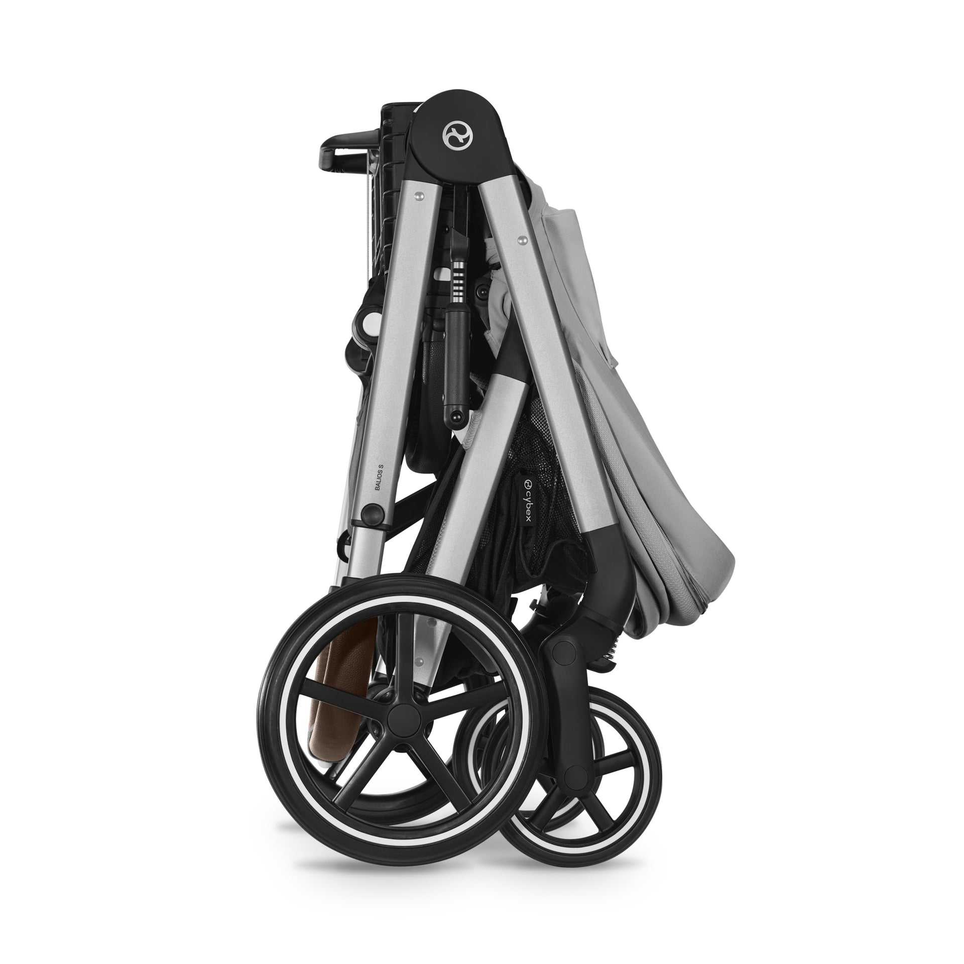 Cybex® Otroški voziček 4v1 Balios S Lux + Avtosedež Cloud G + IsoFix baza G Stone Grey Cybex
