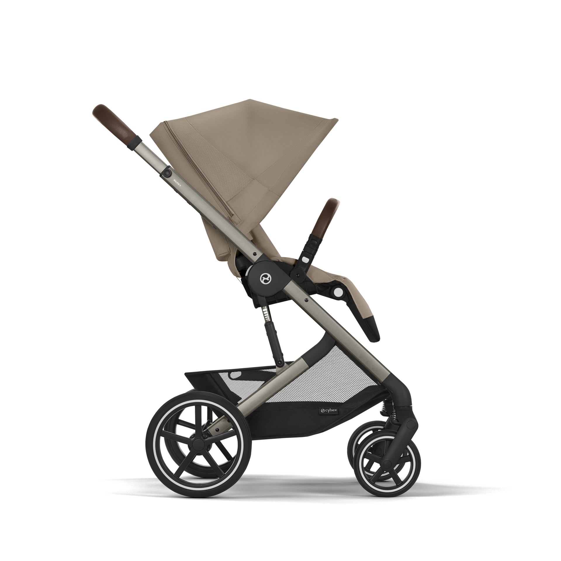 Cybex® Otroški voziček 4v1 Balios S Lux + Avtosedež Cloud G + IsoFix baza G Almond Beige Cybex