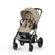 Cybex® Otroški voziček 4v1 Balios S Lux + Avtosedež Cloud G + IsoFix baza G Almond Beige Cybex