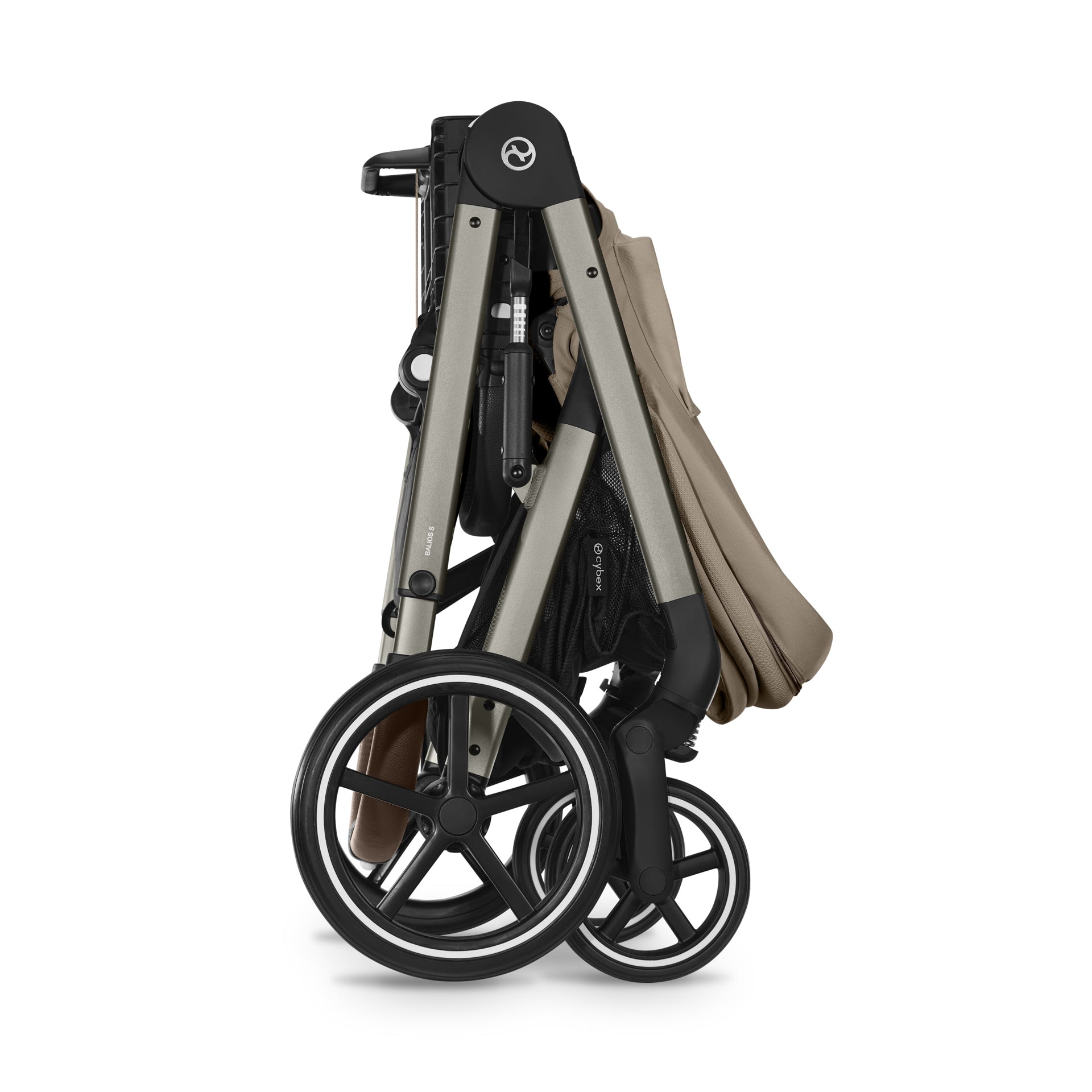 Cybex® Otroški voziček 4v1 Balios S Lux + Avtosedež Cloud G + IsoFix baza G Almond Beige Cybex