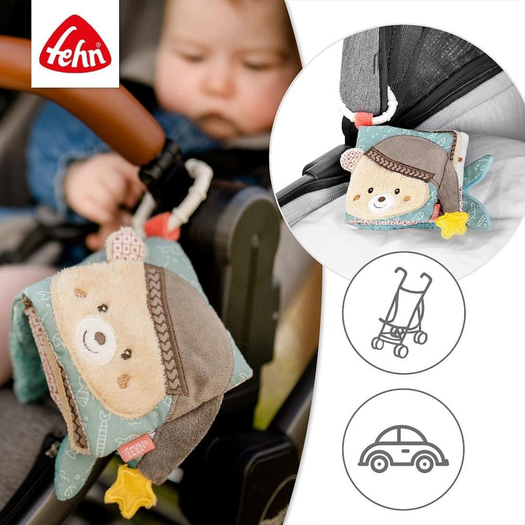 Fehn® Mehka knjigica Medvedek Fehn