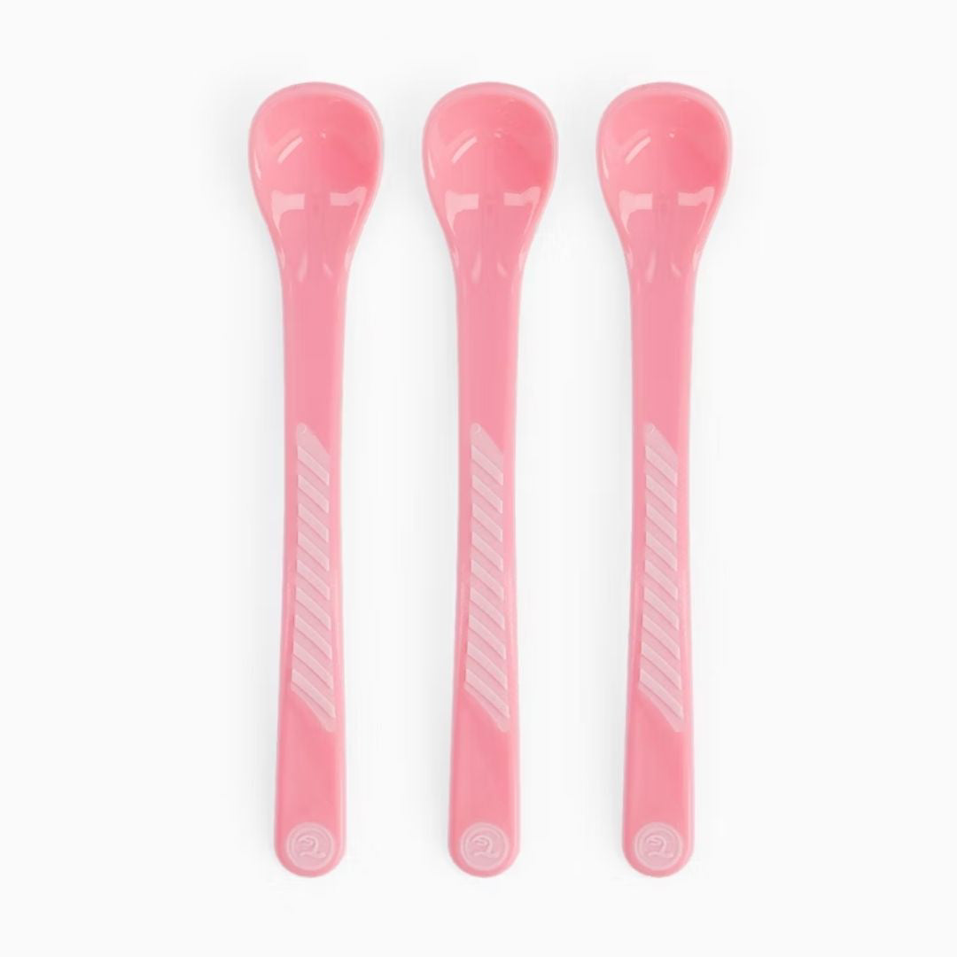 Twistshake® Žlička 3 kos (6+m) Pastel Pink Twistshake