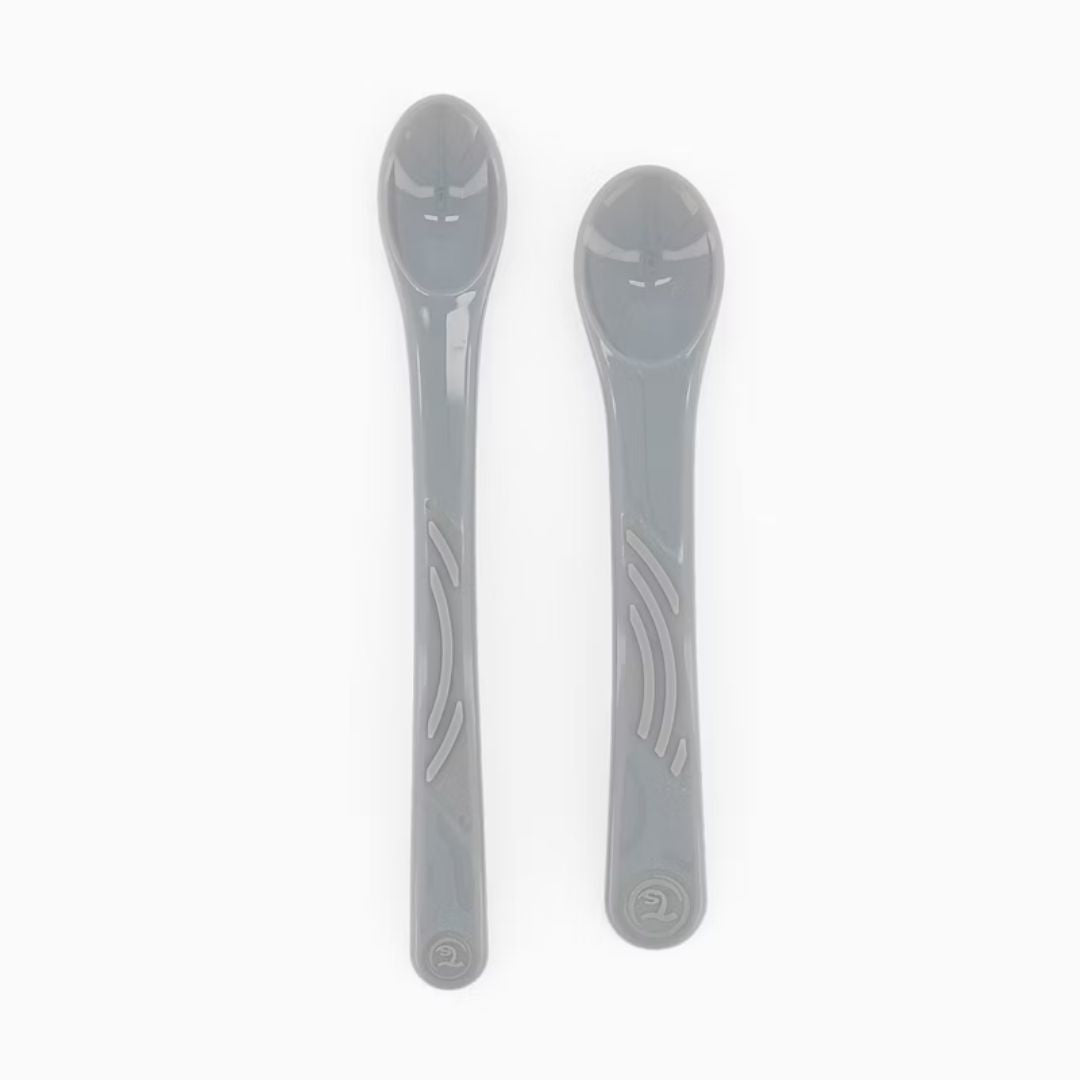 Twistshake® Žlička 2 kos (6+m) Pastel Grey Twistshake