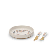 Elodie® Silikonski jedilni set Blue Garden Elodie Details