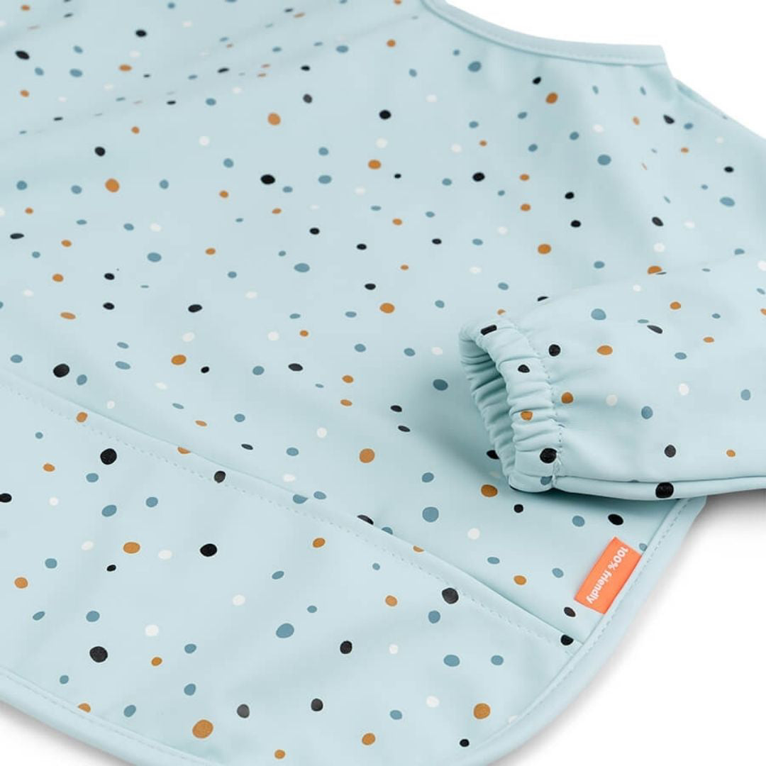 Done by Deer® Slinček z rokavi Happy Dots Blue Done by Deer