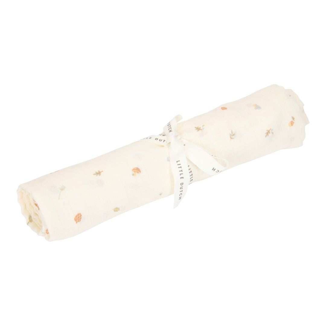 Little Dutch® Povijalna plenička muslin Forest Treasures 120x120 Little Dutch