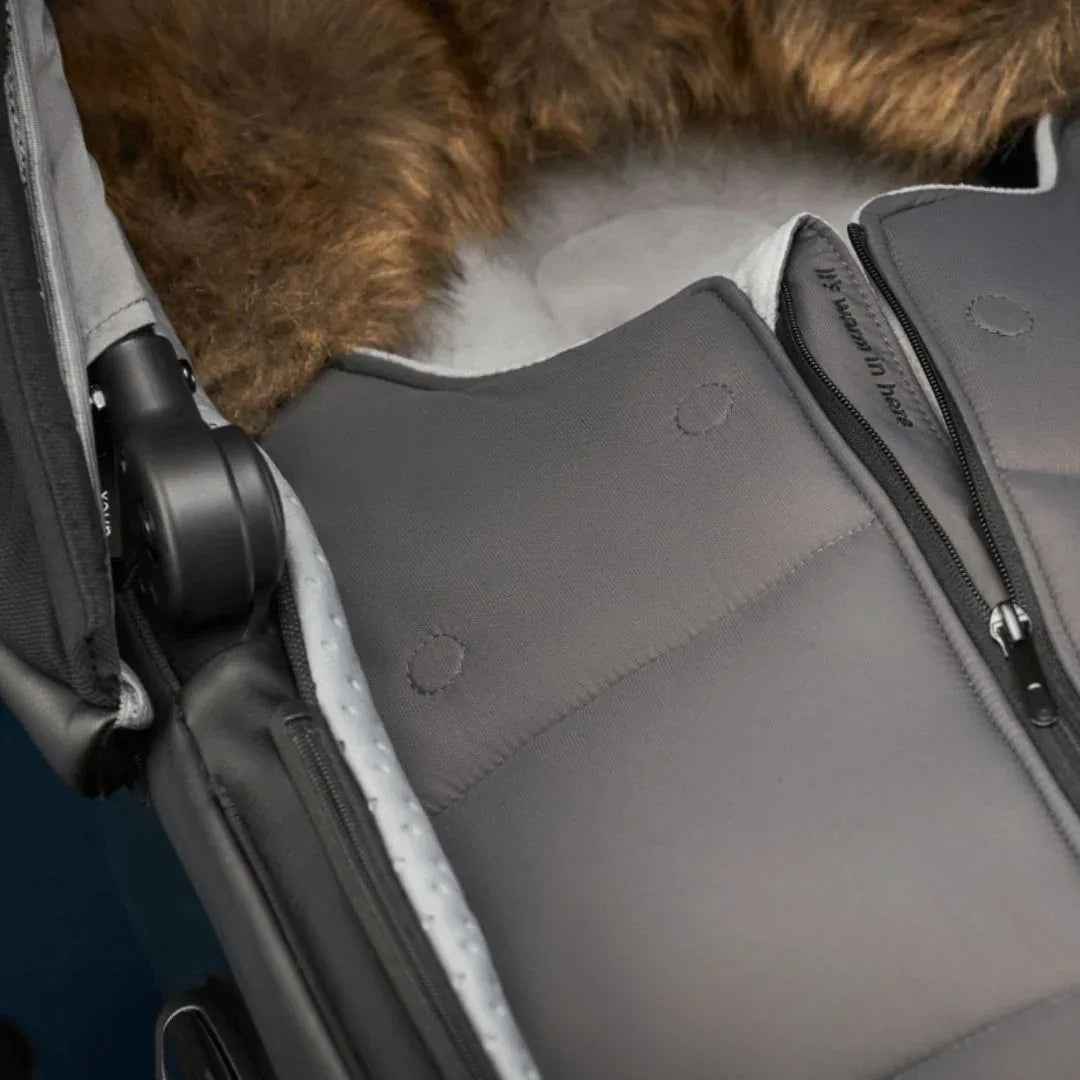 Anex® Zimska vreča za voziček WOM 0+ Dark grey Anex