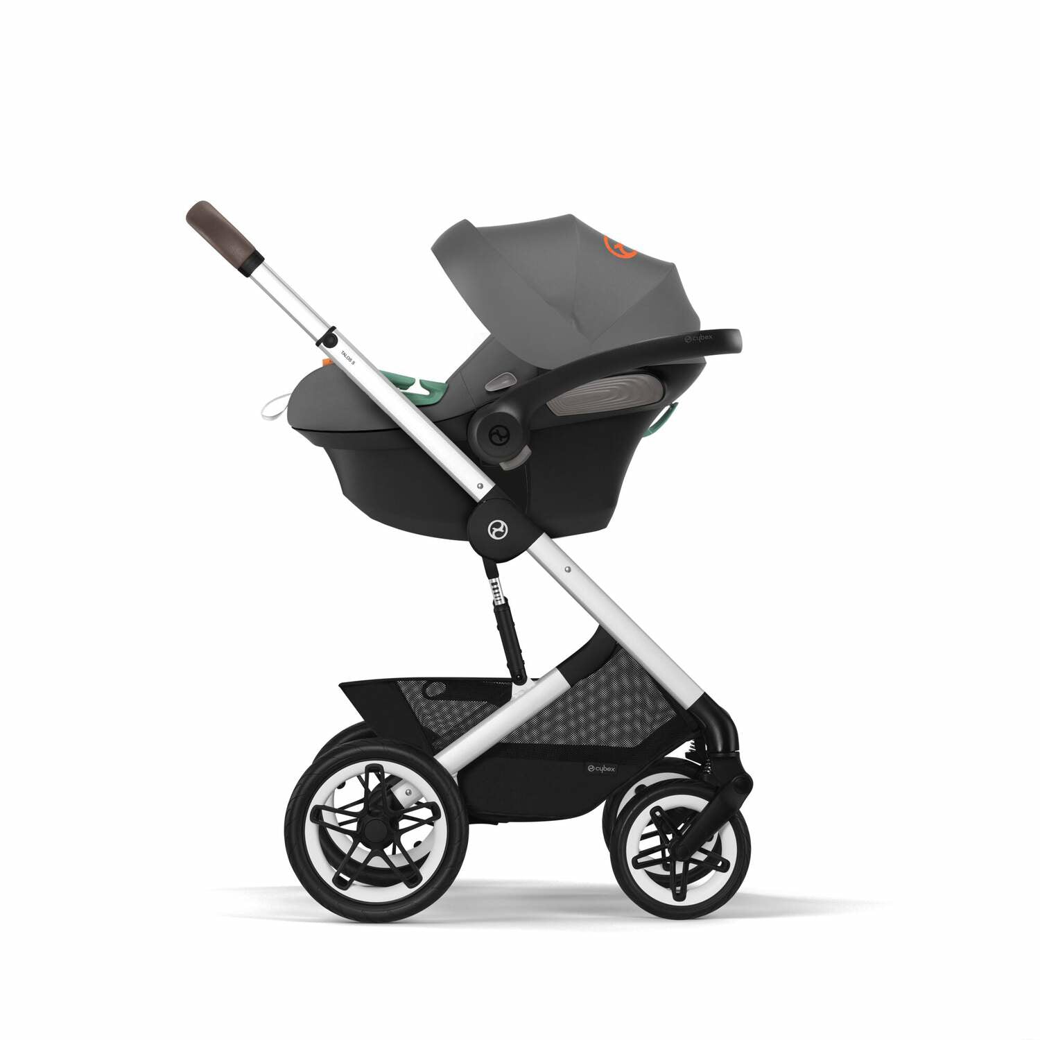 Cybex® Otroški voziček Talos S LUX (0-22 kg) Stone Grey (Silver Frame) Cybex