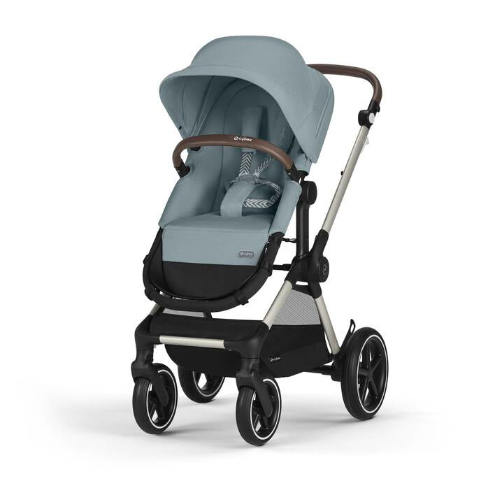 Cybex® Otroški voziček 2v1 Eos™ Lux Stormy Blue (Taupe Frame) Cybex