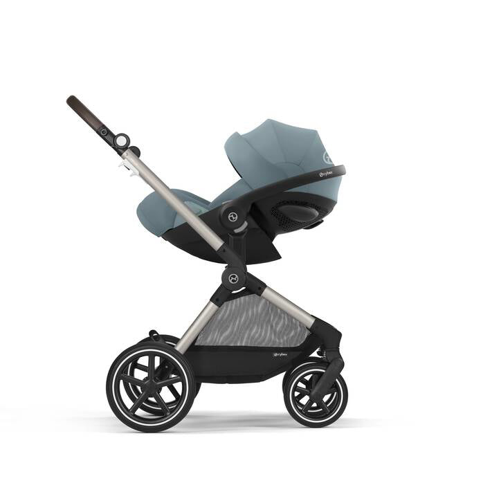 Cybex® Otroški voziček 2v1 Eos™ Lux Stormy Blue (Taupe Frame) Cybex