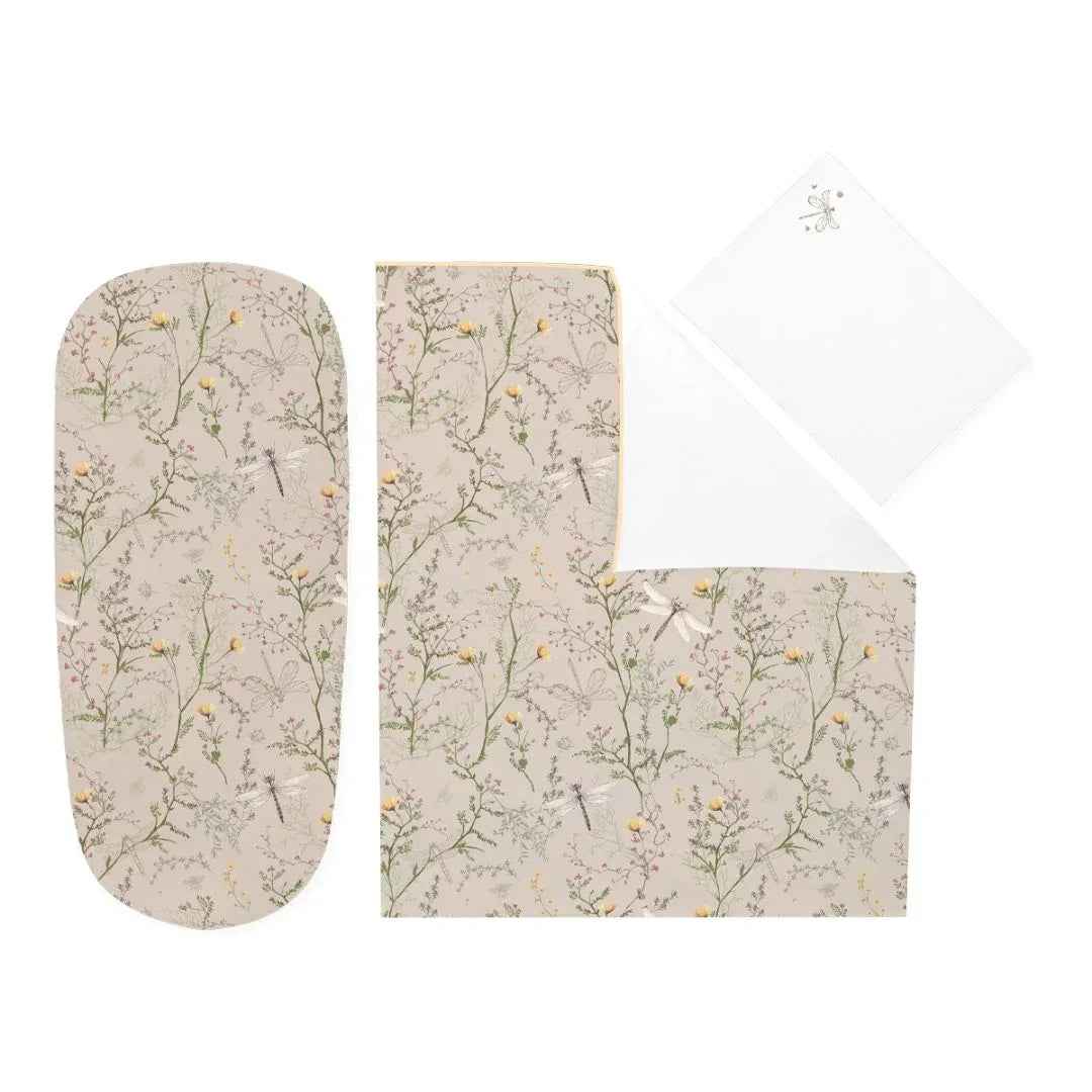 KikkaBoo® Otroška posteljnina Secret Garden Beige 80x60 KikkaBoo