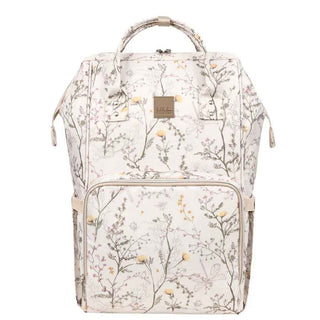 KikkaBoo® Wickelrucksack Siena Luxe Secret Garden Beige