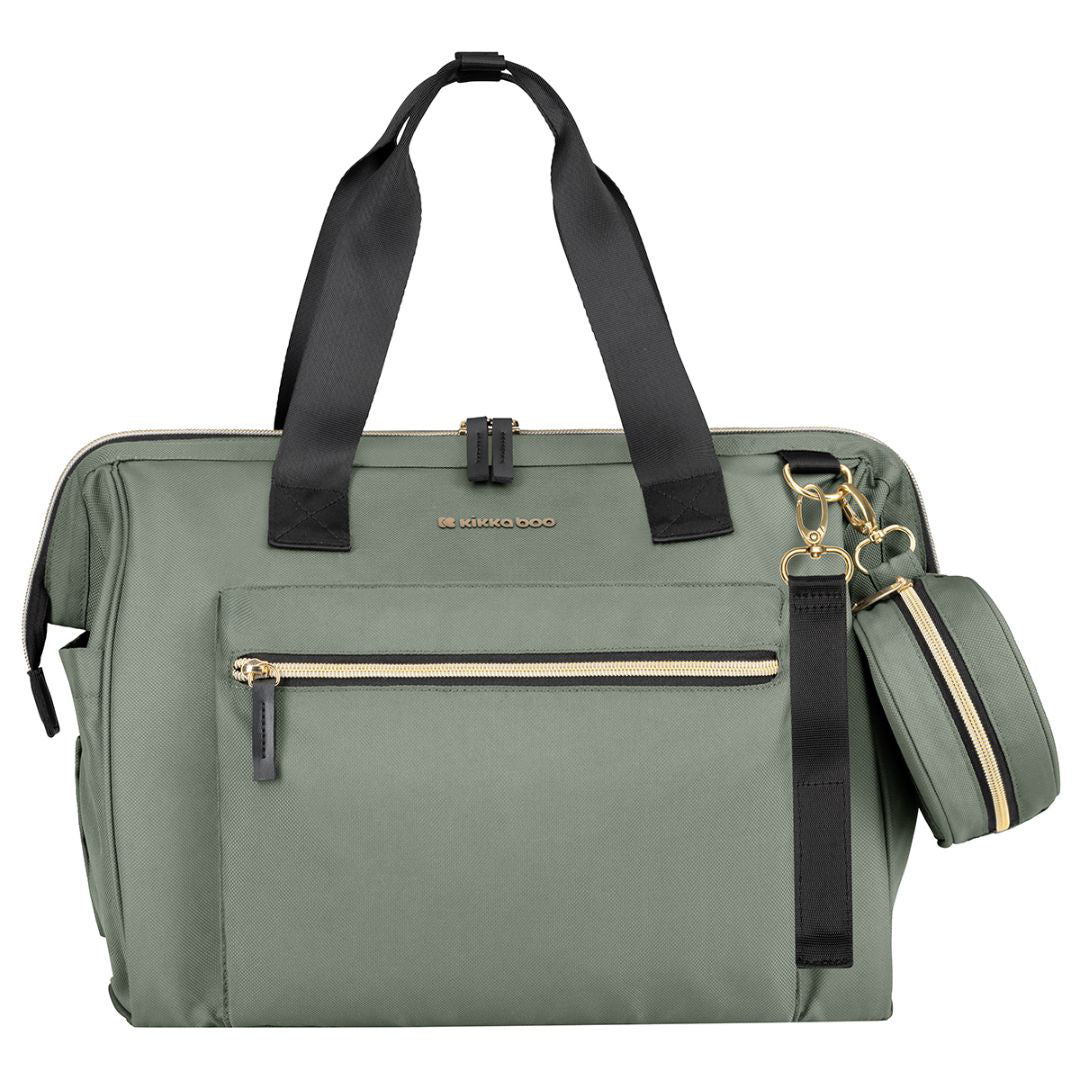 KikkaBoo® Previjalna torba Maxi Army Green NEW 2025 KikkaBoo
