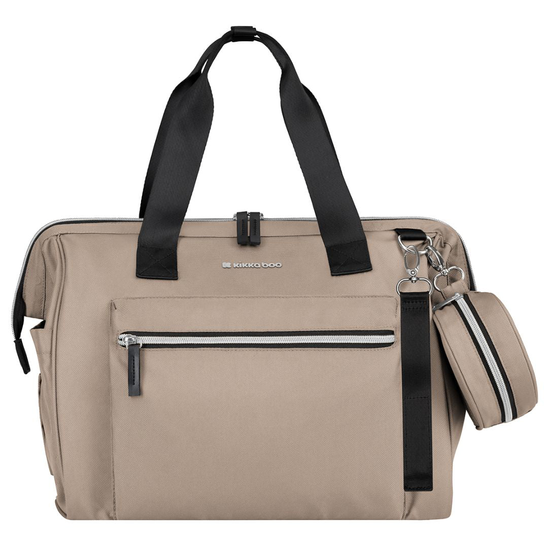 KikkaBoo® Previjalna torba Maxi Beige NEW 2025 KikkaBoo